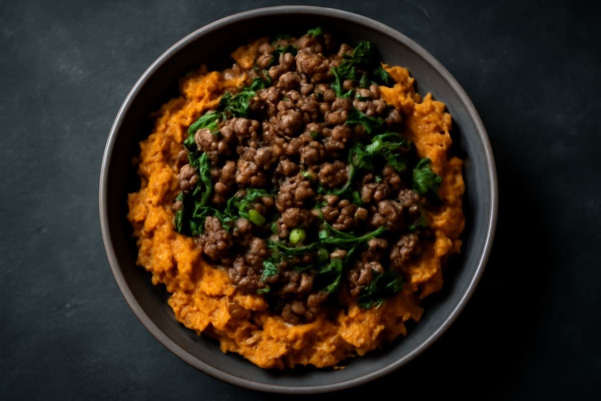 Beef & Sweet Potato Mash