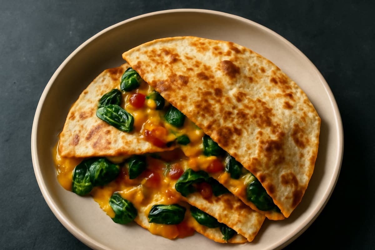 Cheesy Veggie Quesadilla