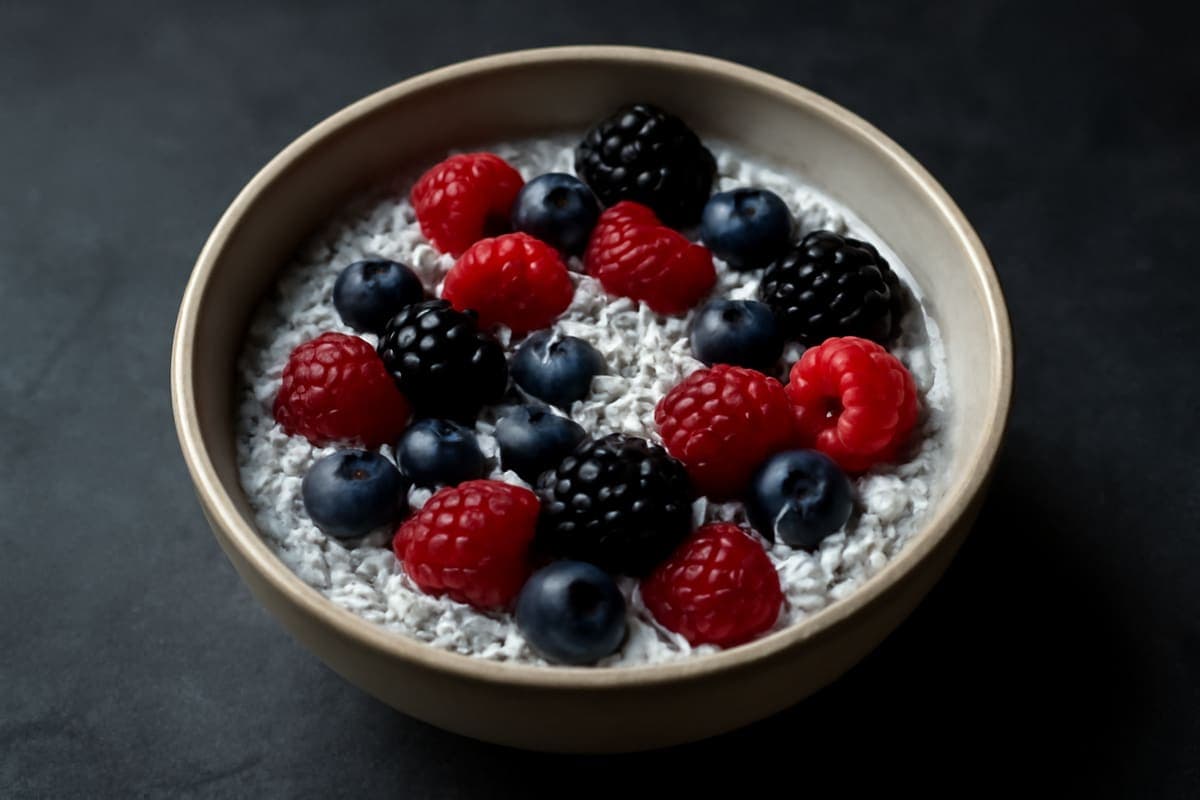 Coconut Berry Chia Jar
