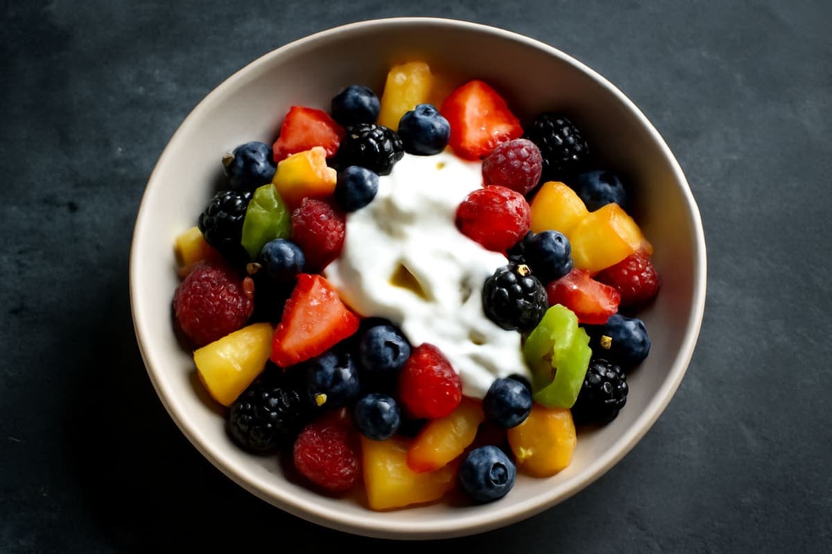 Fruit Salad with Yogurt