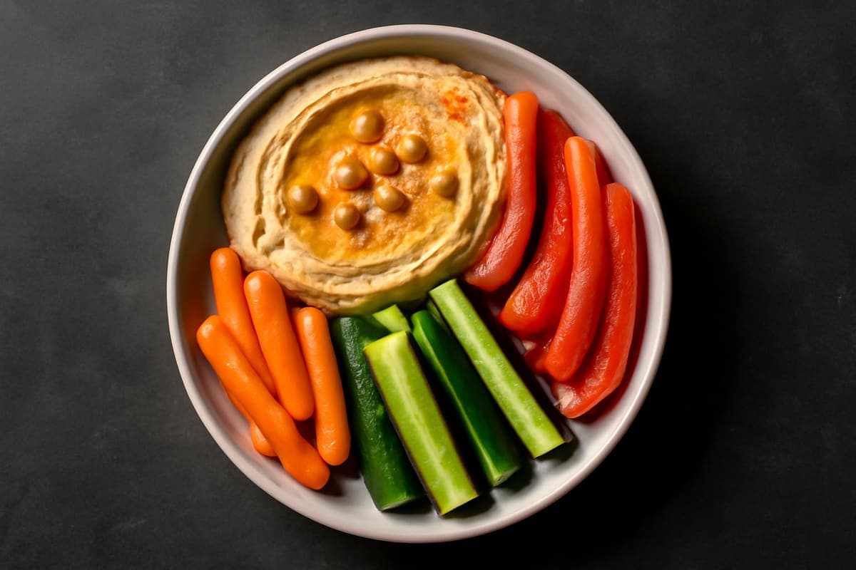 Hummus & Veggie Snack Box