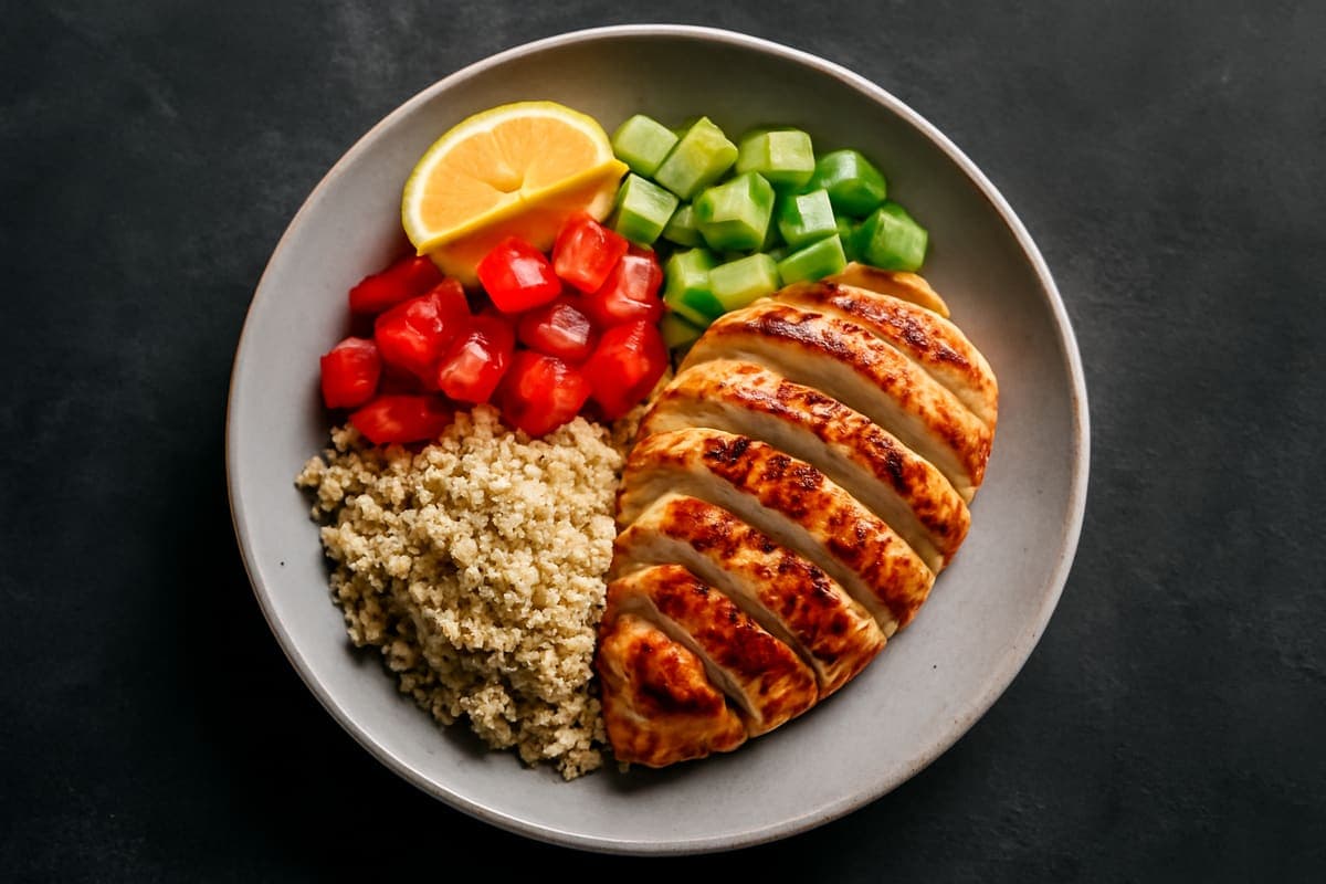 Lemon Chicken Quinoa Salad