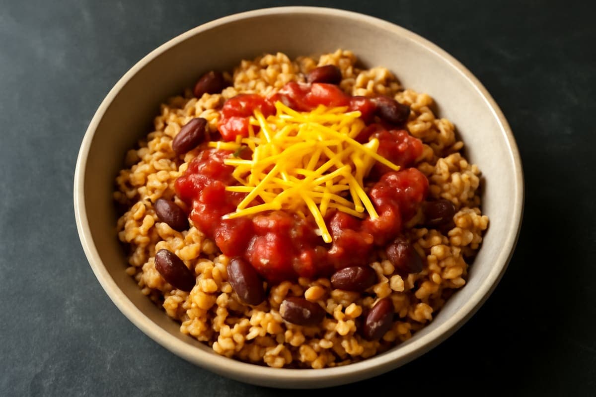 Microwave Rice and Beans