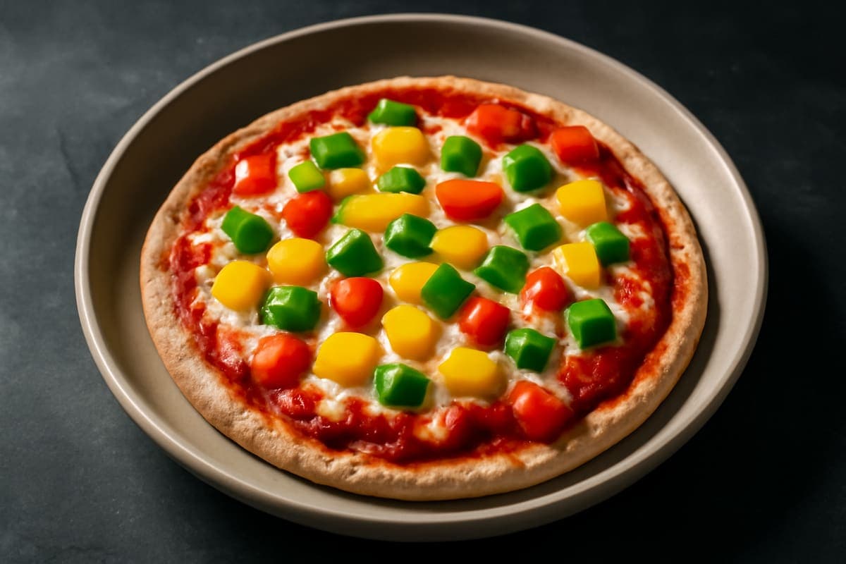 Microwave Veggie Pizza