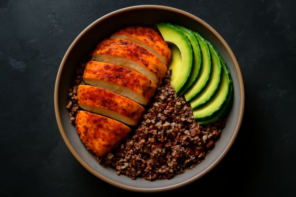 Spicy Chicken Quinoa Bowl