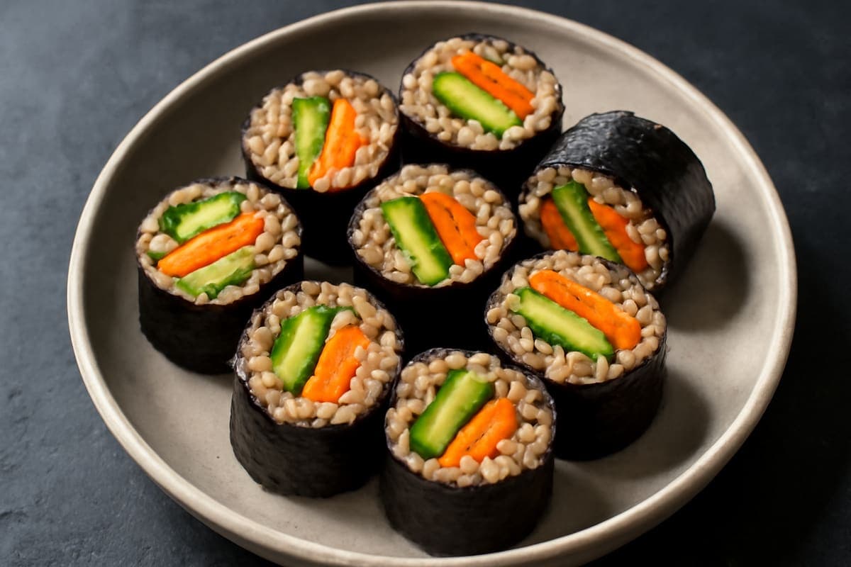 Vegetable Sushi Rolls