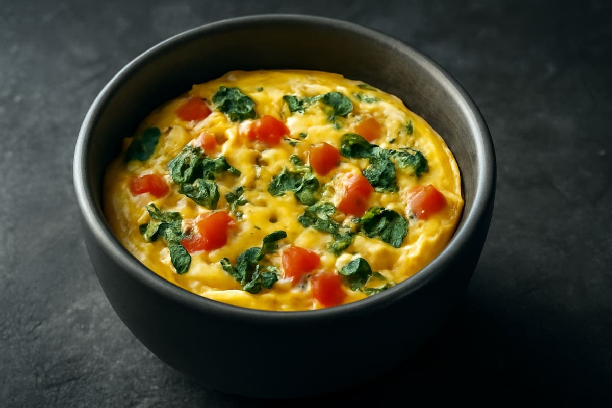 Veggie Omelette in a Cup